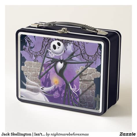 jack skellington lunch box metal|Disney Nightmare Before Christmas Jack Skellington .